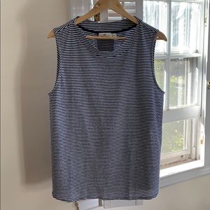 Vineyard Vines Striped linen/cotton blend tank top